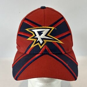 Vintage Orlando Rage Hat Cap Mens Strap Back Red XFL Football Drew Pearson Y2k